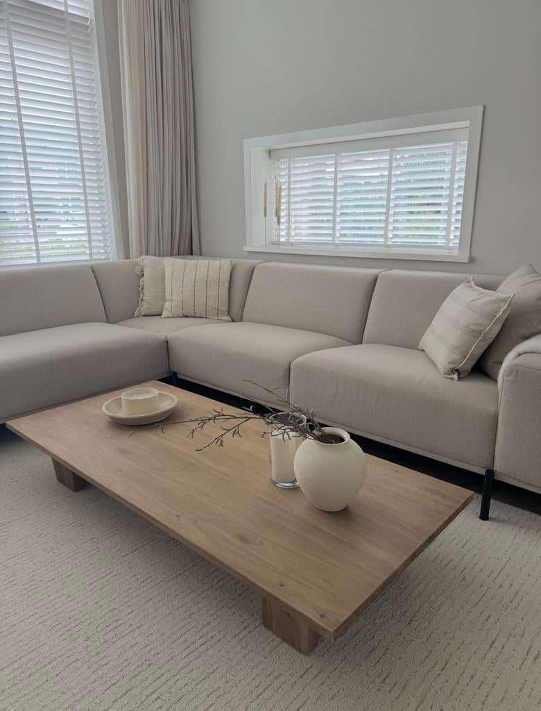 Zarahome salontafel, Huis en Inrichting, Tafels | Salontafels, Ophalen, 50 tot 100 cm, 150 tot 200 cm, Eikenhout