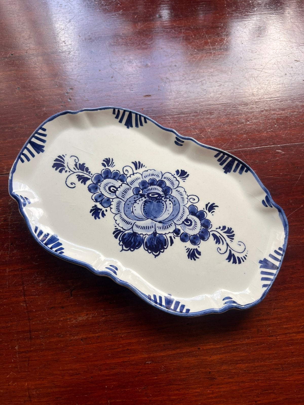 Delfts Blauw handgeschilderd schaaltje – Made in Holland –, Ophalen of Verzenden
