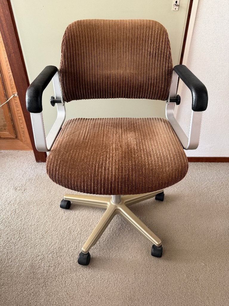 Prachtige retro bureaustoel uit de jaren 70, Verzamelen, Ophalen, Huis en Inrichting