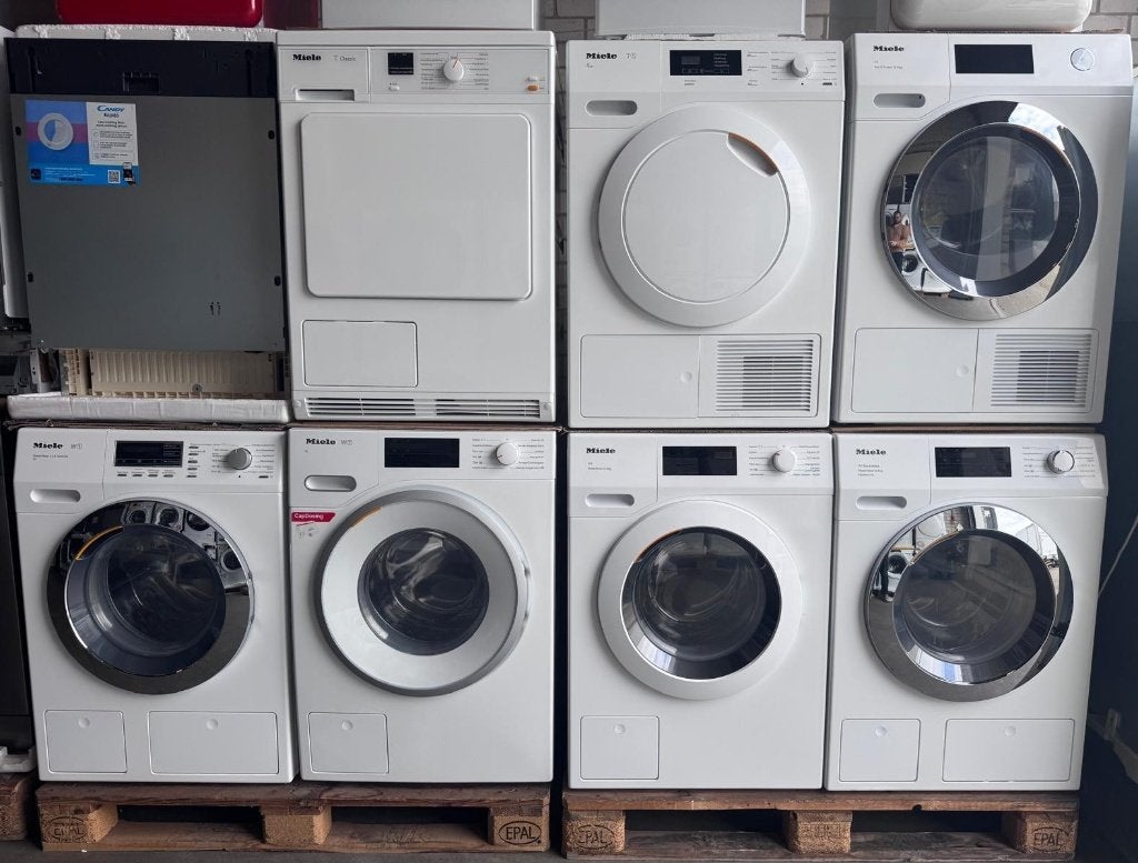 Ruime keuze A-merk wasmachines & (warmtepomp)drogers, Ophalen, 6 tot 8 kg, Minder dan 85 cm, Nieuw