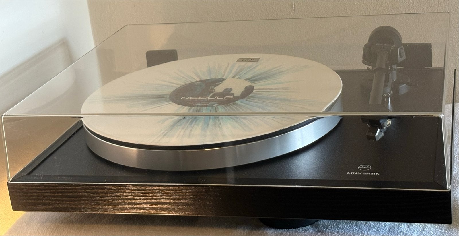Linn Basik Platenspeler met Atiko arm (gerestaureerd), Ophalen of Verzenden, Gebruikt, Platenspeler, Overige merken