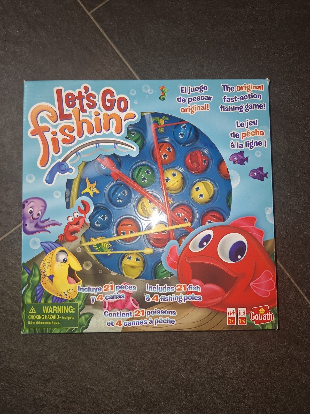 Let's Go Fishin' - Origineel snel actie visspel, Ophalen of Verzenden, Zo goed als nieuw, Jongen of Meisje