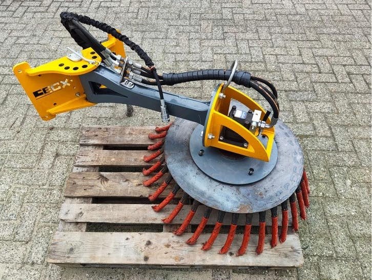 BECX OB90M Hydraulische onkruidborstel voor Giant kniklader, Niet ingevuld, Gebruikt, Niet ingevuld, Ophalen of Verzenden