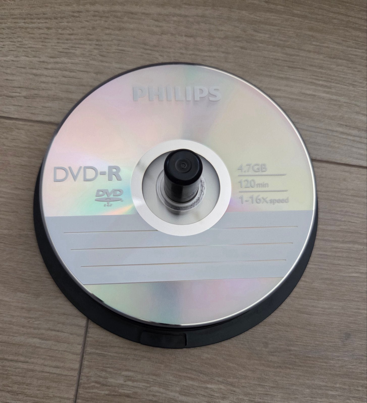 16x Philips DVD-R 4.7GB 120min 1-16x speed op spindel, Nieuw, Ophalen of Verzenden, Dvd, Op spindel