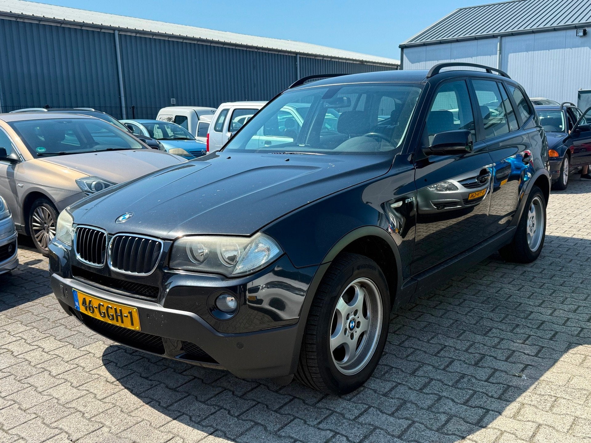 BMW X3 2.0i Executive 2008 Facelift Zwart Handgeschakeld, 150 pk, Zwart, Bedrijf, Handgeschakeld