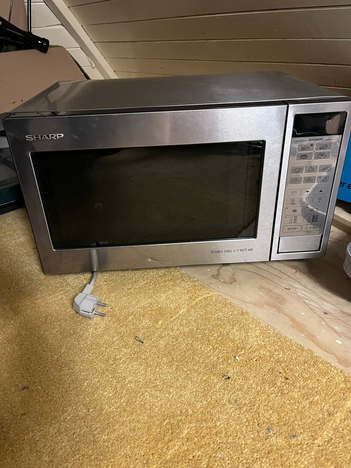 Sharp combi magnetron / oven, Witgoed en Apparatuur, Ophalen, Combimagnetron, Gebruikt, Draaiplateau