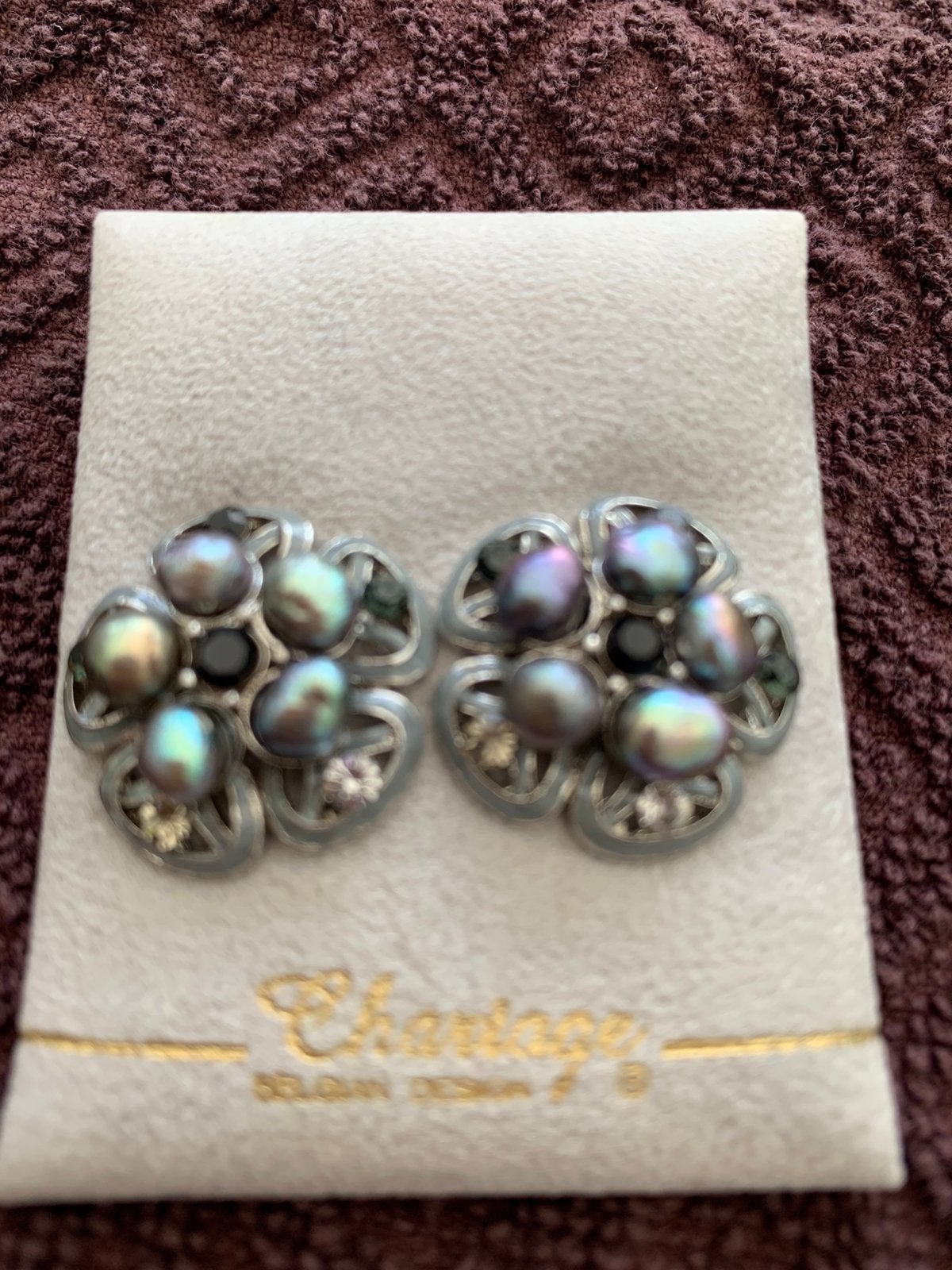 Chartage Oorbellen met parels zilver van, Ophalen of Verzenden, Nieuw, Knopjes of Stekers