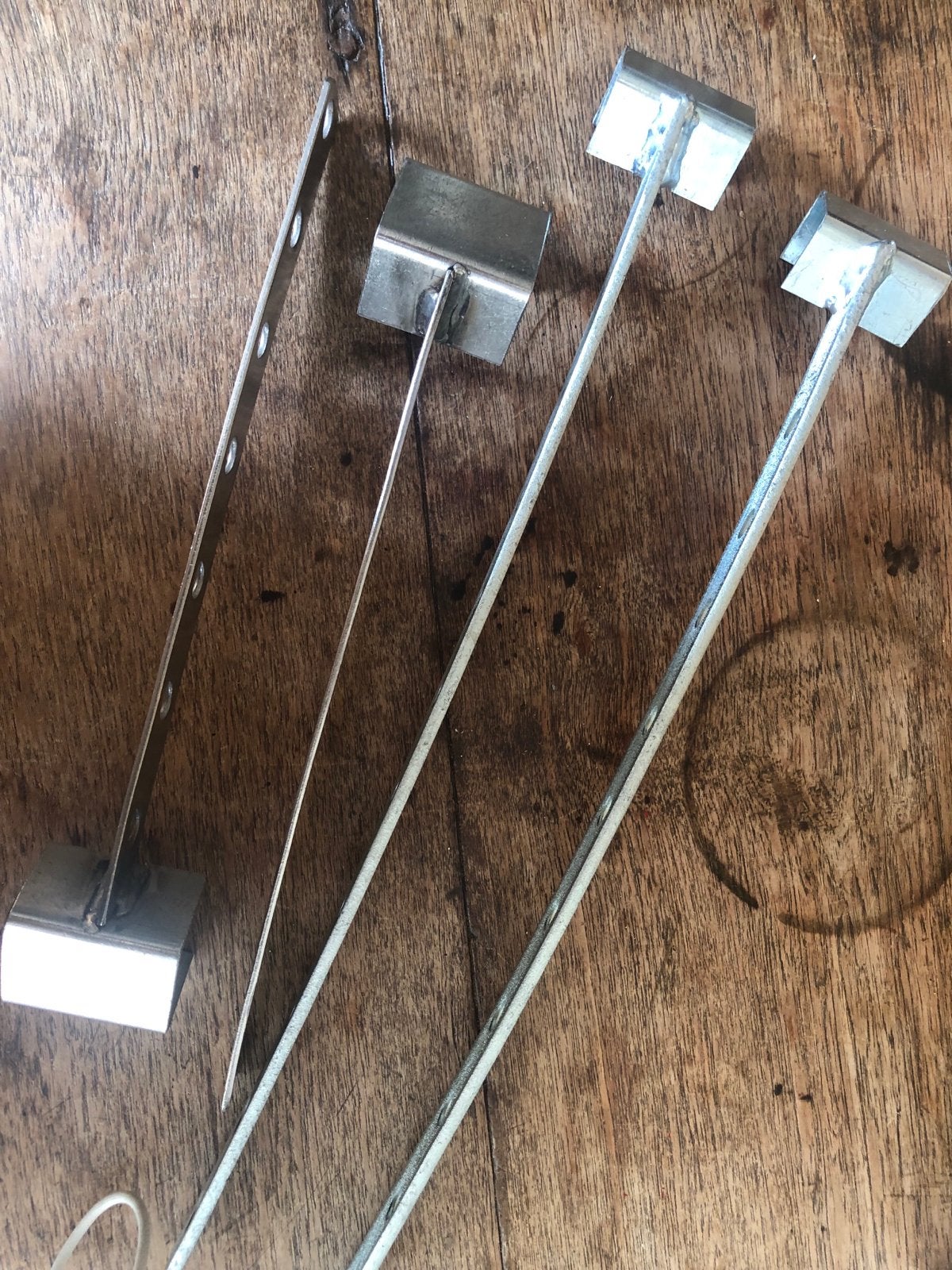 24 Stevige metalen waterval rekken voor marktkraam, Doe-het-zelf en Verbouw, Gebruikt, 250 mm of meer, Overige typen, Ophalen of Verzenden