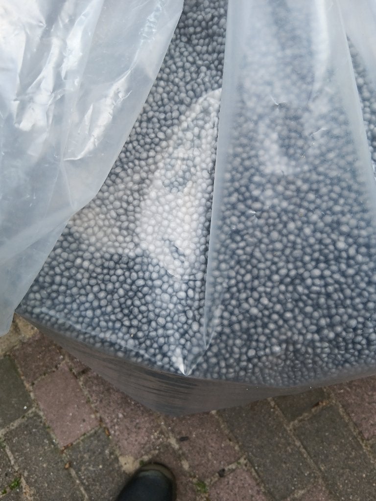 Gratis af te halen EPS  isolatiekorrels, Doe-het-zelf en Verbouw, Overige materialen, Nieuw, Minder dan 5 m², Vloerisolatie