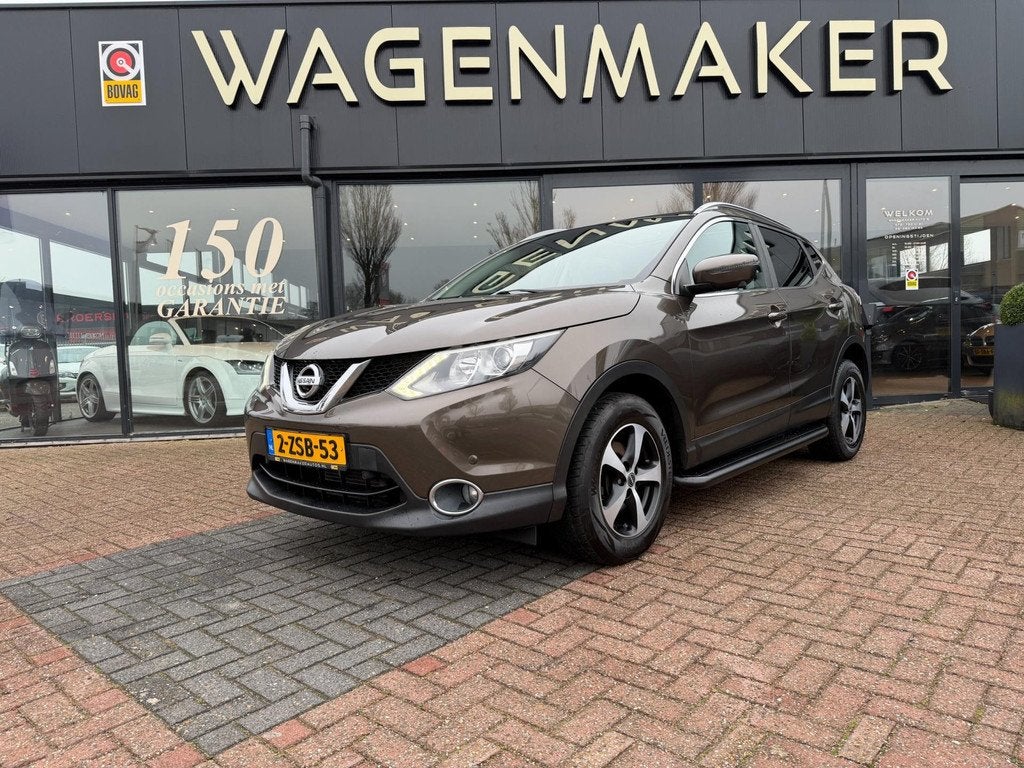 Nissan Qashqai 1.2 Connect Edition AUT|Clima|Cruise|NAV|PANO, Auto's, Nissan, Stof, Gebruikt, 680 kg, 4 cilinders