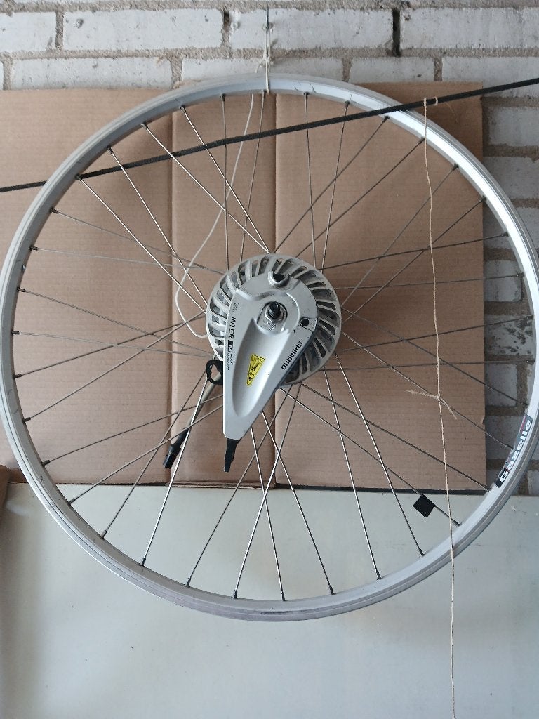 Voorwiel Gazelle Innergy met voorwielmotor, Gebruikt, Aluminium, Gazelle, Ophalen