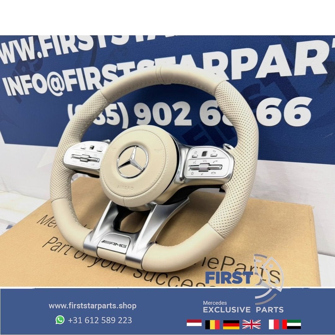 2023 AMG STUUR BEIGE A35 A45 CLA45 C63 E63 GLC63 GLE63 GT63, Gebruikt, -, Ophalen of Verzenden, -