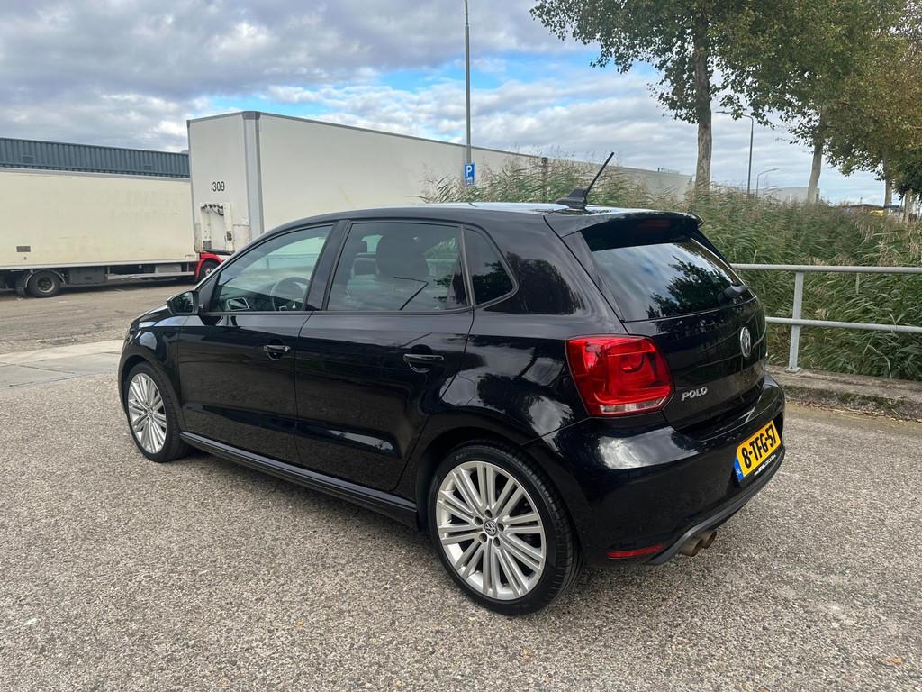 Volkswagen Polo 1.4 TSI BlueGT 103.800 KM NAP! Navi! Leder!, Voorwielaandrijving, Euro 5, 4 cilinders, Origineel Nederlands