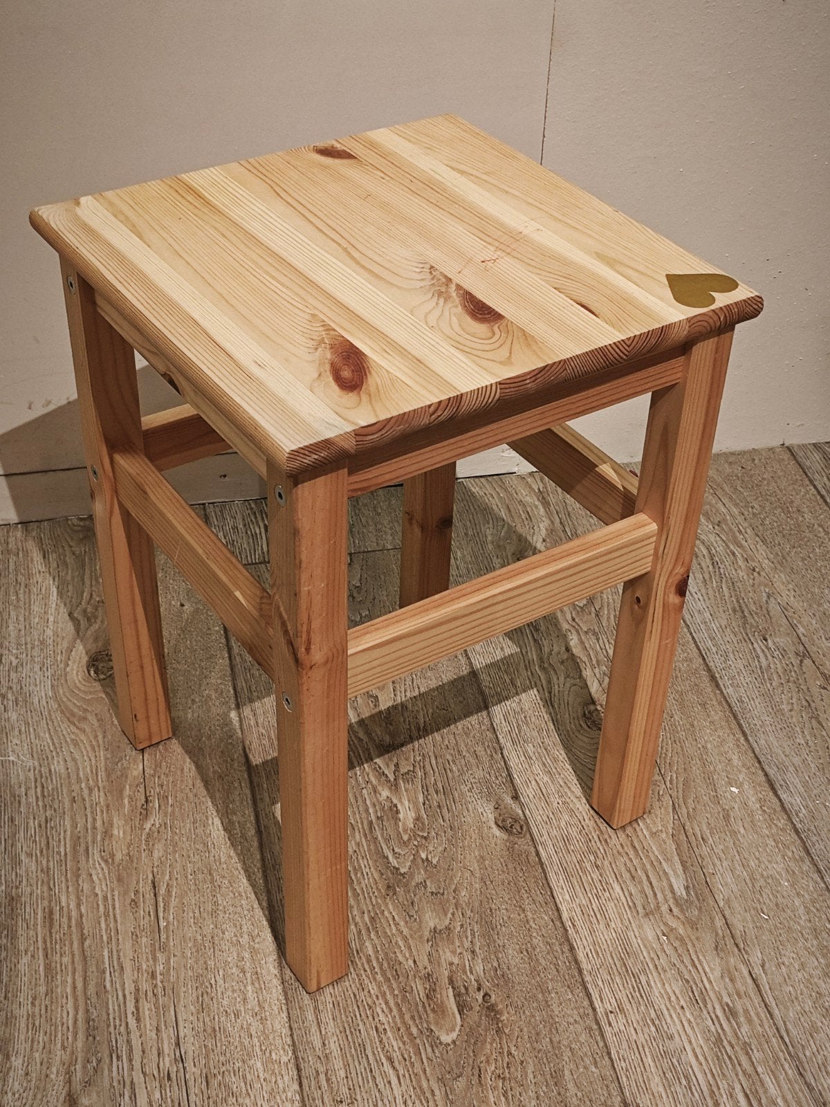 Houten ikea krukje oddvar, Ophalen, Overige kleuren, Modern, Scandinavisch, Zo goed als nieuw