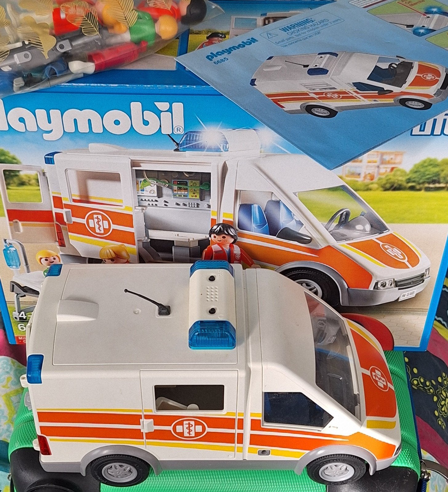Playmobil Ambulance 6685, Ophalen, Gebruikt, Complete set, Voertuig