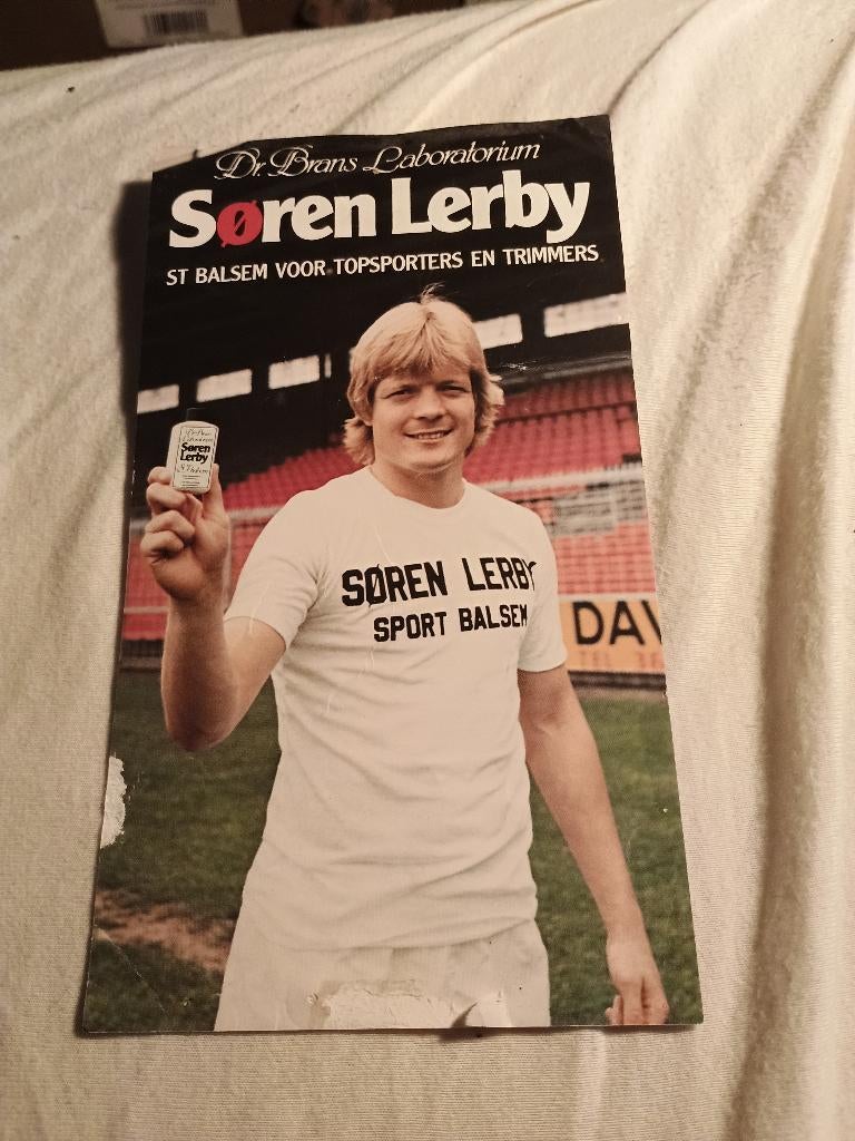 Soren Lerby, Verzenden, Gebruikt, Ajax, Poster, Plaatje of Sticker