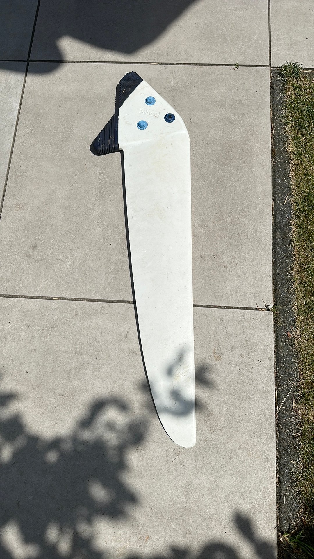 Mistral Zwaard voor ouder type surfplank., Watersport en Boten, Windsurfen, Ophalen, Mistral, Gebruikt, Inklapbaar zwaard