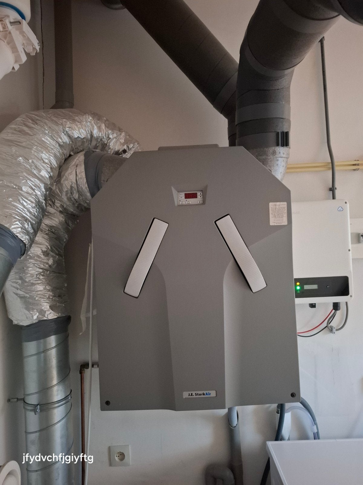 J.E. StorkAir WHR 930 L Ventilatie-unit, Ophalen, Gebruikt, Ventilator en Afzuiger