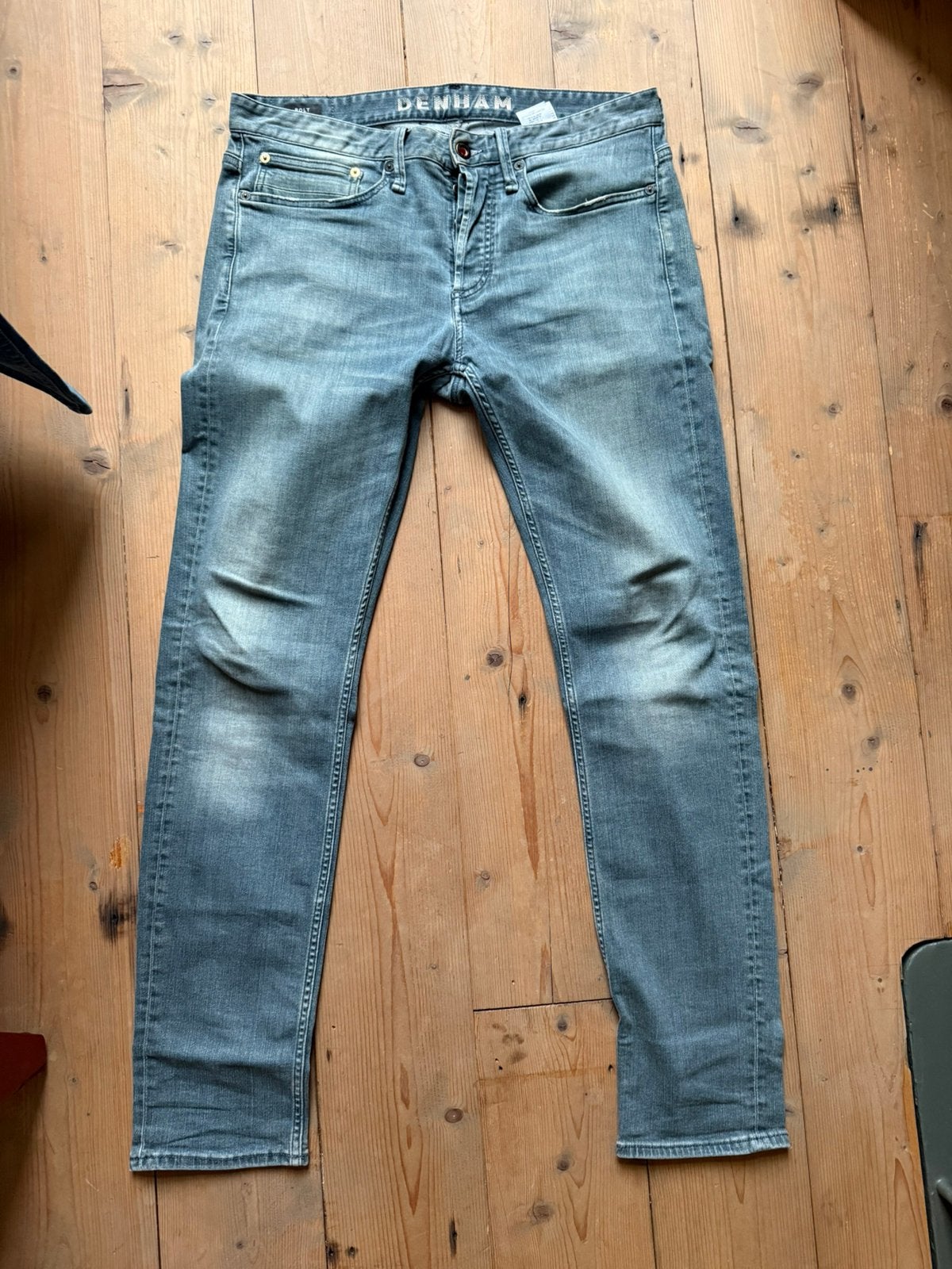 Denham Bolt w32 - L32 skinny fit jeans, Ophalen of Verzenden, Gedragen, Blauw, W32 (confectie 46) of kleiner