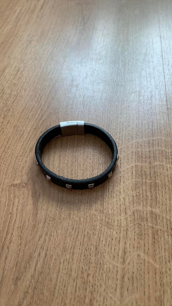 Armbandje van de lucardi, Ophalen, Nieuw, Zwart, Leer