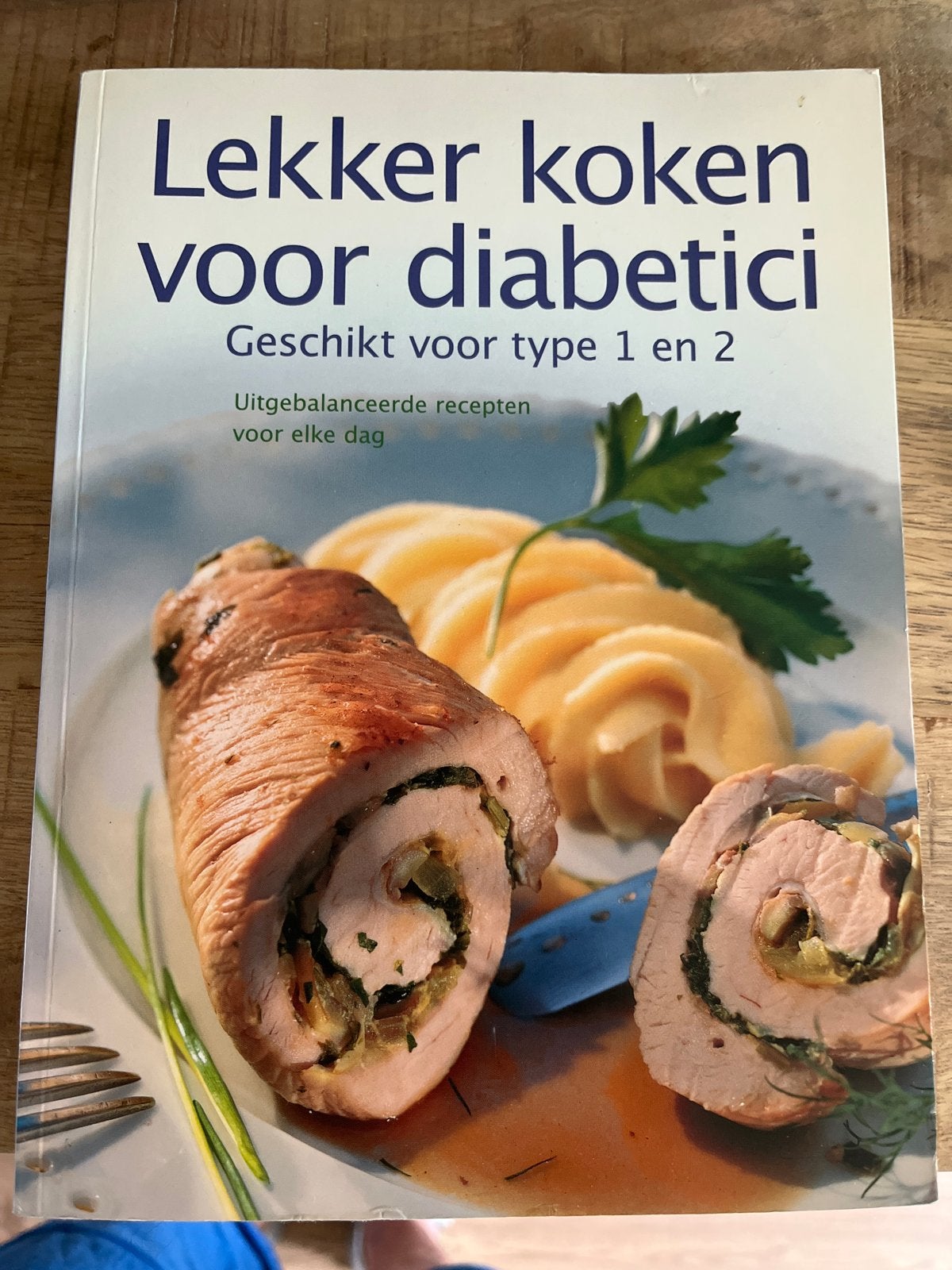 Kookboek voor diabetici: Gezond en lekker eten, Boeken, Voorgerechten en Soepen, Ophalen of Verzenden, Zo goed als nieuw, Gezond koken