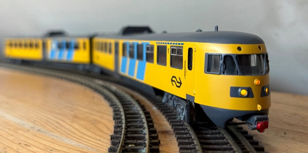 Messing NS 163 DE2 dhr. Theo Roozen  Slechts 10 van gemaakt , Overige merken, Treinset, Gelijkstroom, Nieuw