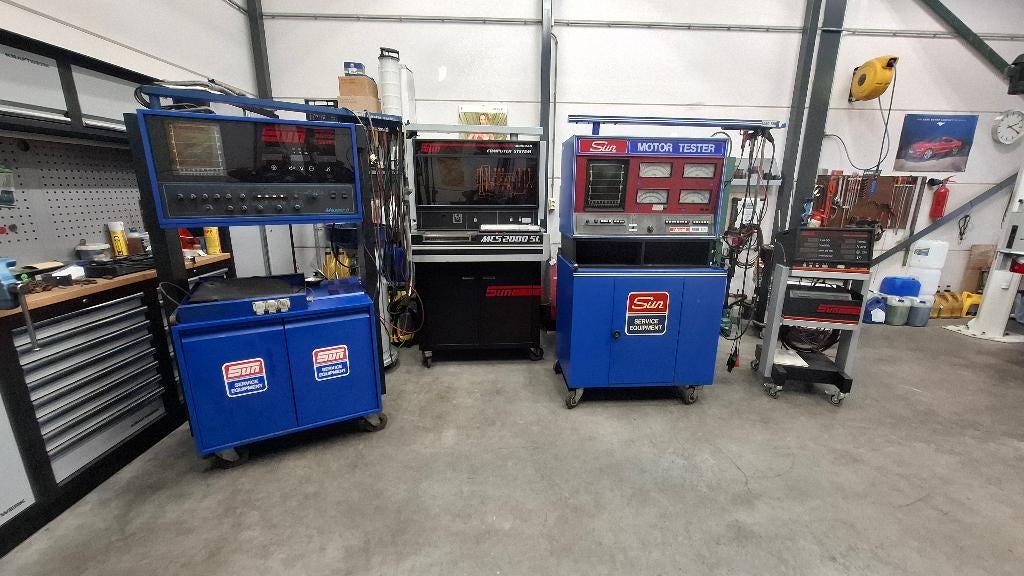GEZOCHT Oude Sun apparatuur en documentatie, Auto diversen, Autogereedschap, Ophalen of Verzenden