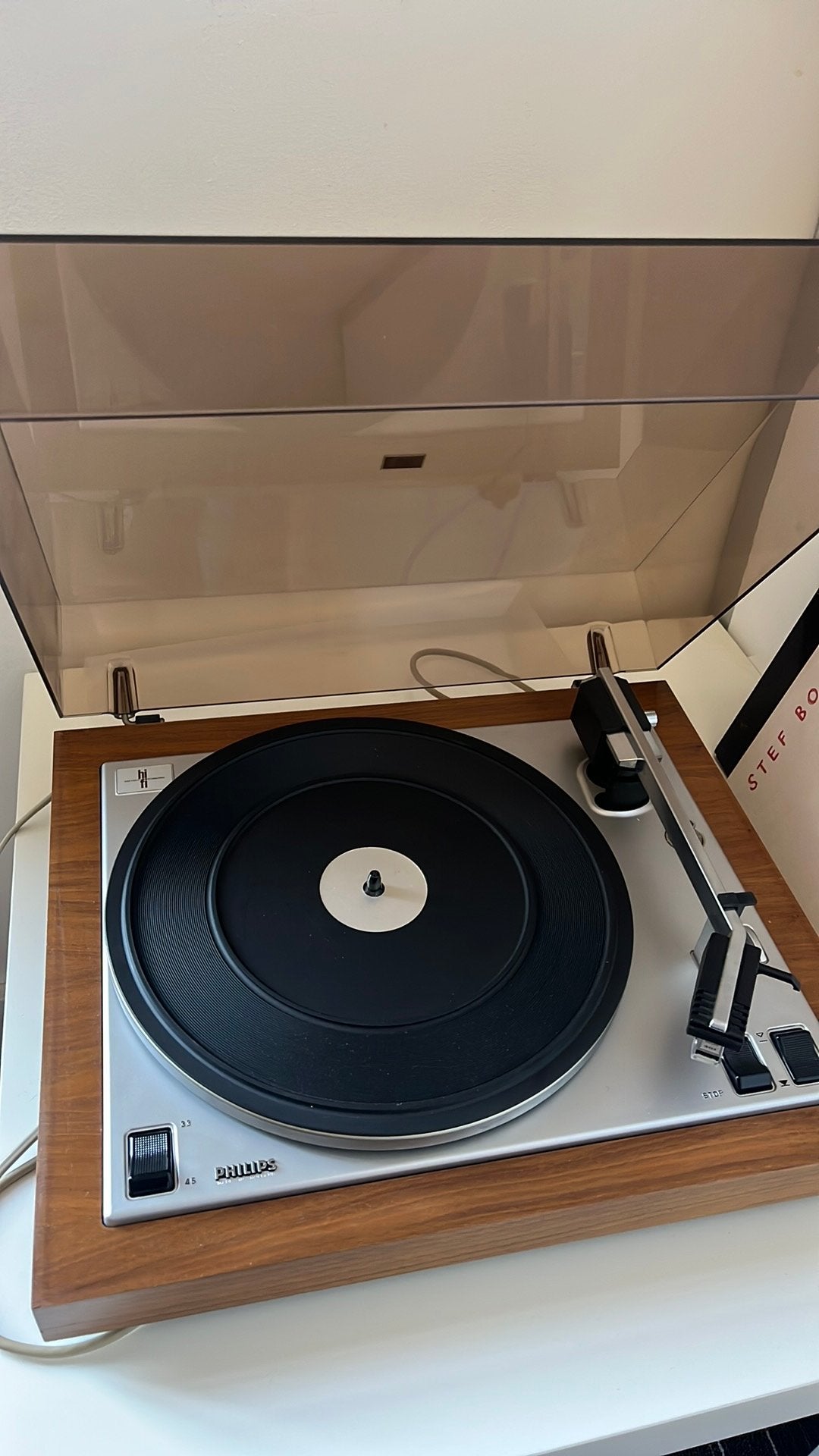 Philips 22GA427 Vintage Platenspeler (jaren '70) - Werkend, Ophalen, Gebruikt, Platenspeler, Philips