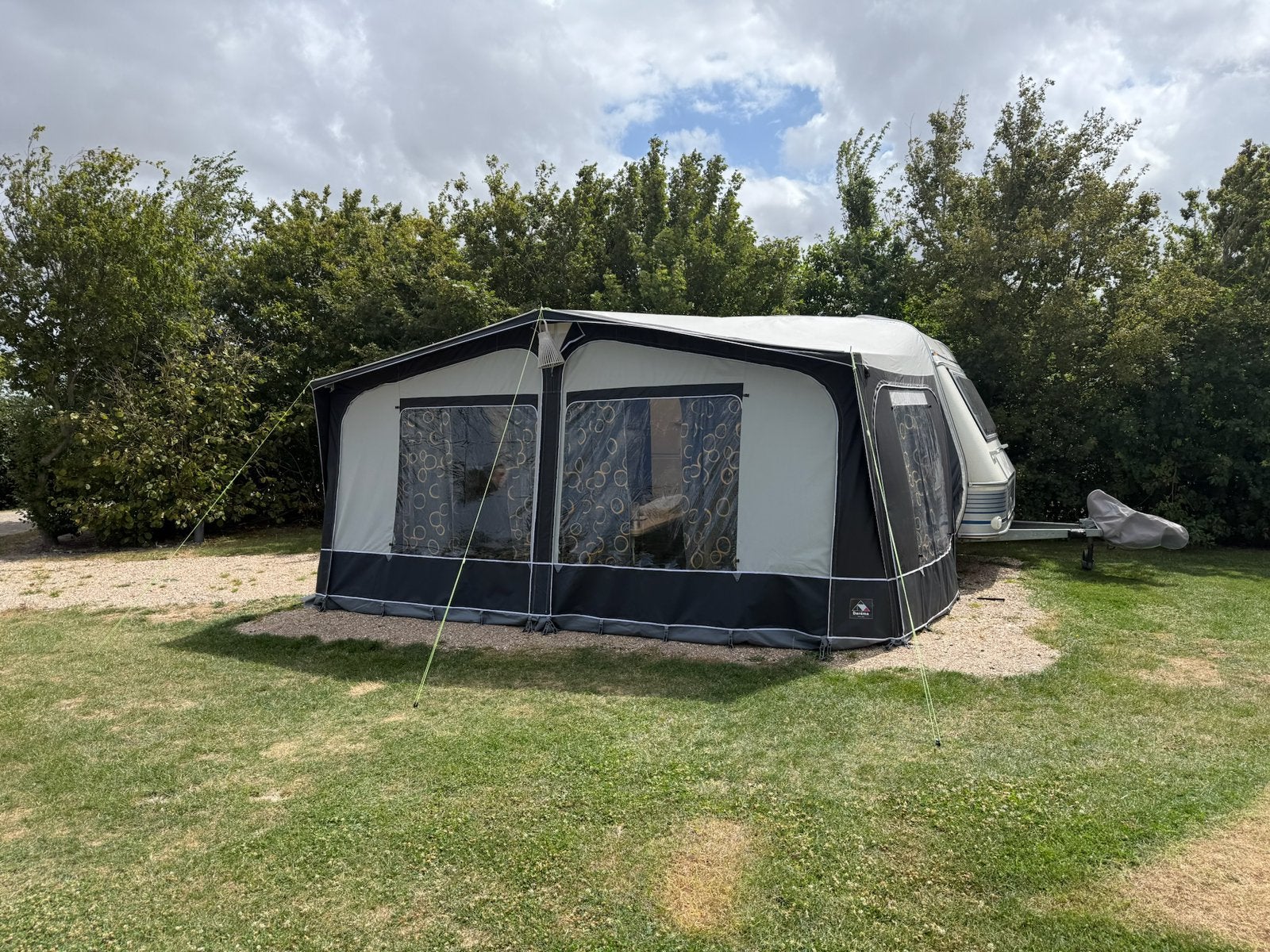 Dorema Daytona voortent antraciet maat11 (900-925) 2jaar oud, Ophalen, Zo goed als nieuw, Ten Cate All Season 240g/m2, Dorema