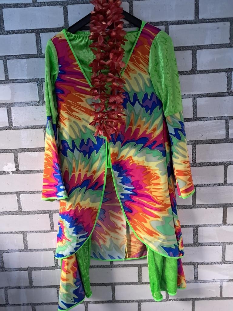 Discopak 36, Kleding | Dames, Jumpsuits, Ophalen of Verzenden, Zo goed als nieuw, Maat 36 (S), Geel