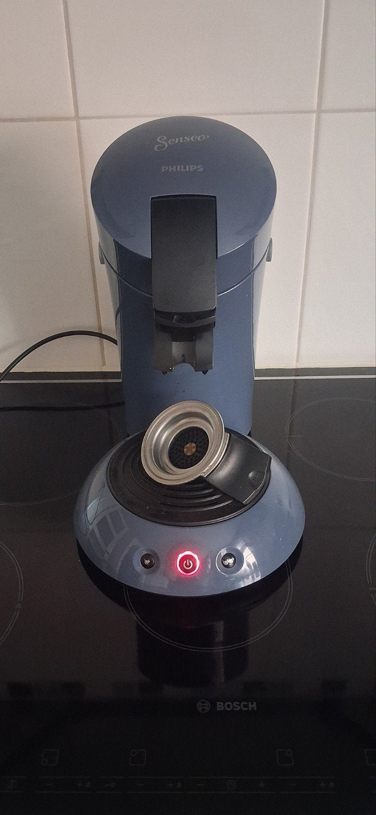 Philips Senseo Koffiezetapparaat - Blauw/grijs, Ophalen, Afneembaar waterreservoir, Koffiemachine, Zo goed als nieuw