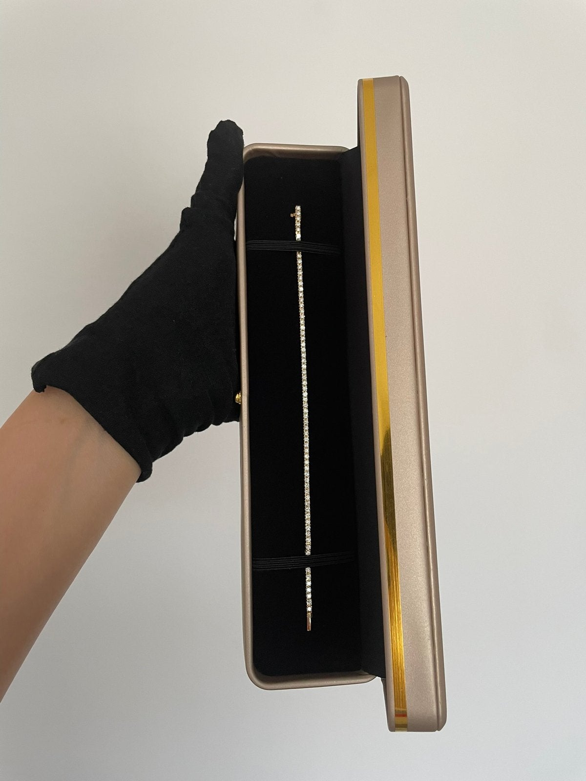 Tennis bracelet, Ophalen of Verzenden, Nieuw, Goud