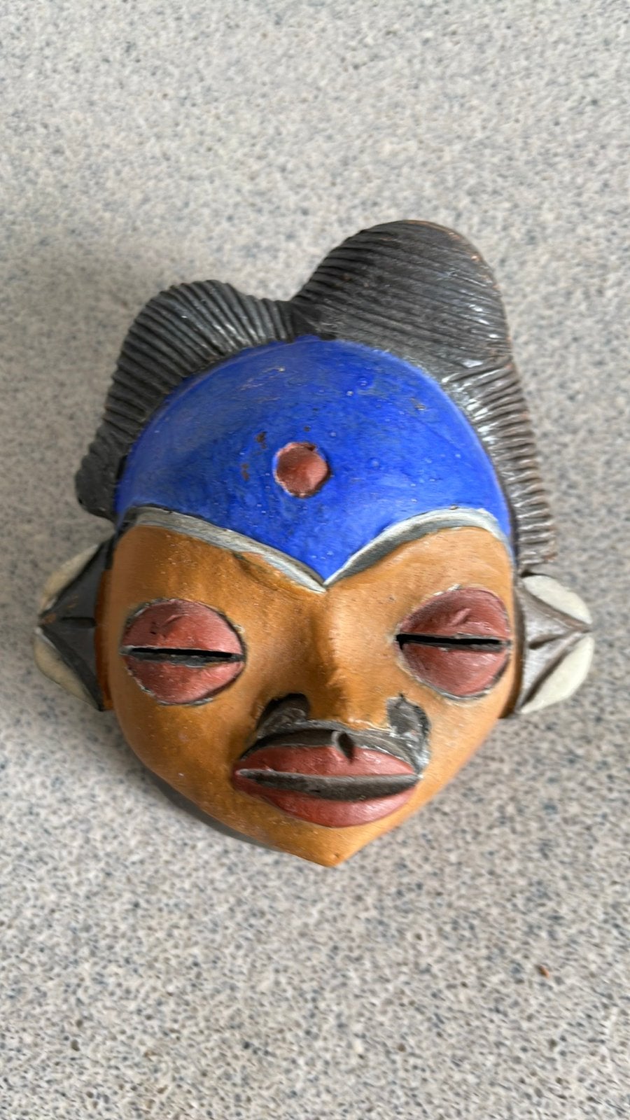 Prachtig masker Afrika aardewerk, Ophalen of Verzenden
