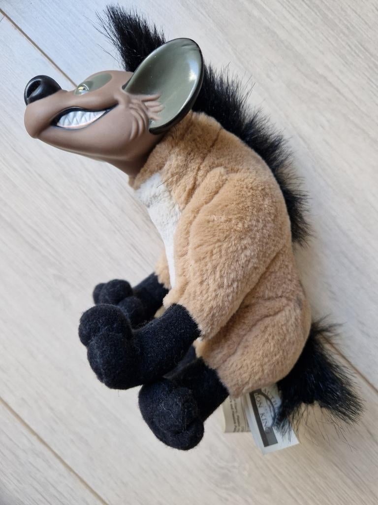 1994 shenzi mattel knuffel pop the lion king walt disney, Ophalen of Verzenden, Overige figuren, Knuffel