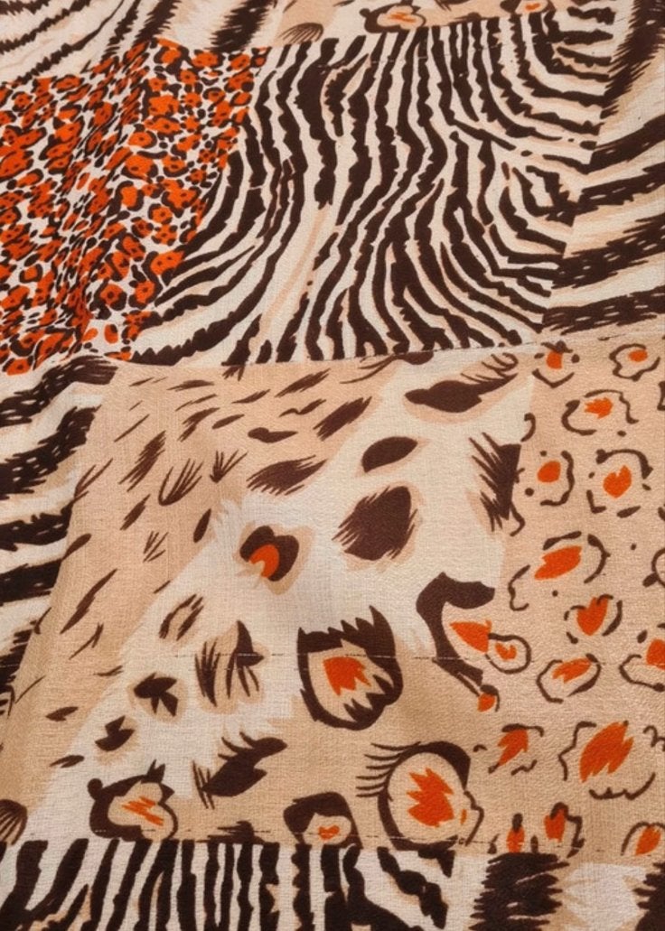 Dierenprint sjaal - Zebra, Luipaard & Tijger, Ophalen of Verzenden, Zo goed als nieuw