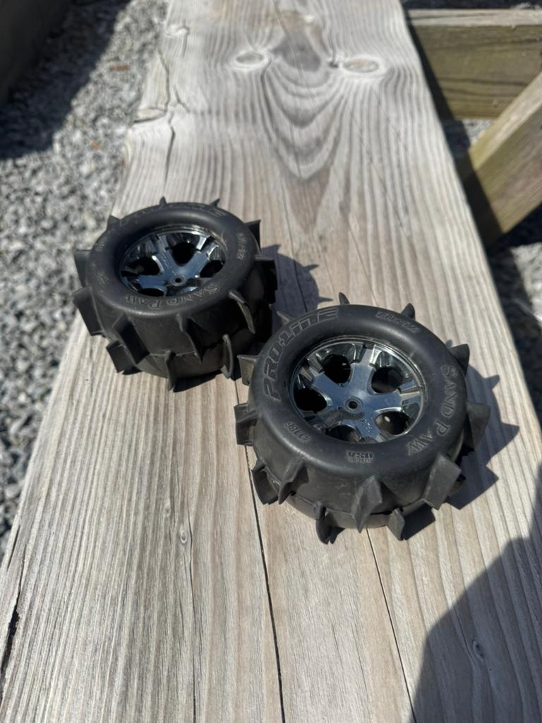 Proline sandpaw banden traxxas velg, Ophalen of Verzenden, Zo goed als nieuw, Onderdeel