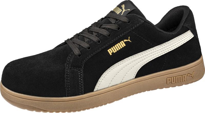 Puma Iconic Blk/Gum Low S1PL 644400 | 36-49, Werkschoenendeal, Marktplaats@werkschoenendeal.nl, Zwart, Puma