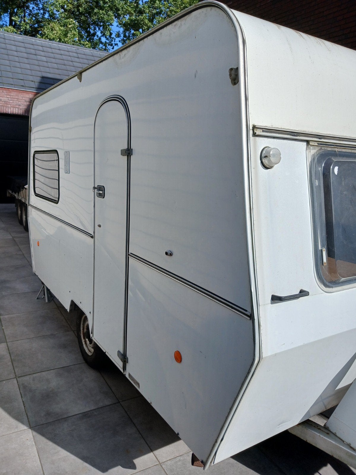 caravan knaus witte kentekenplaat 2x treinzit en middenkeuke, Caravans en Kamperen, Treinzit, Particulier, Knaus, Tot en met 4