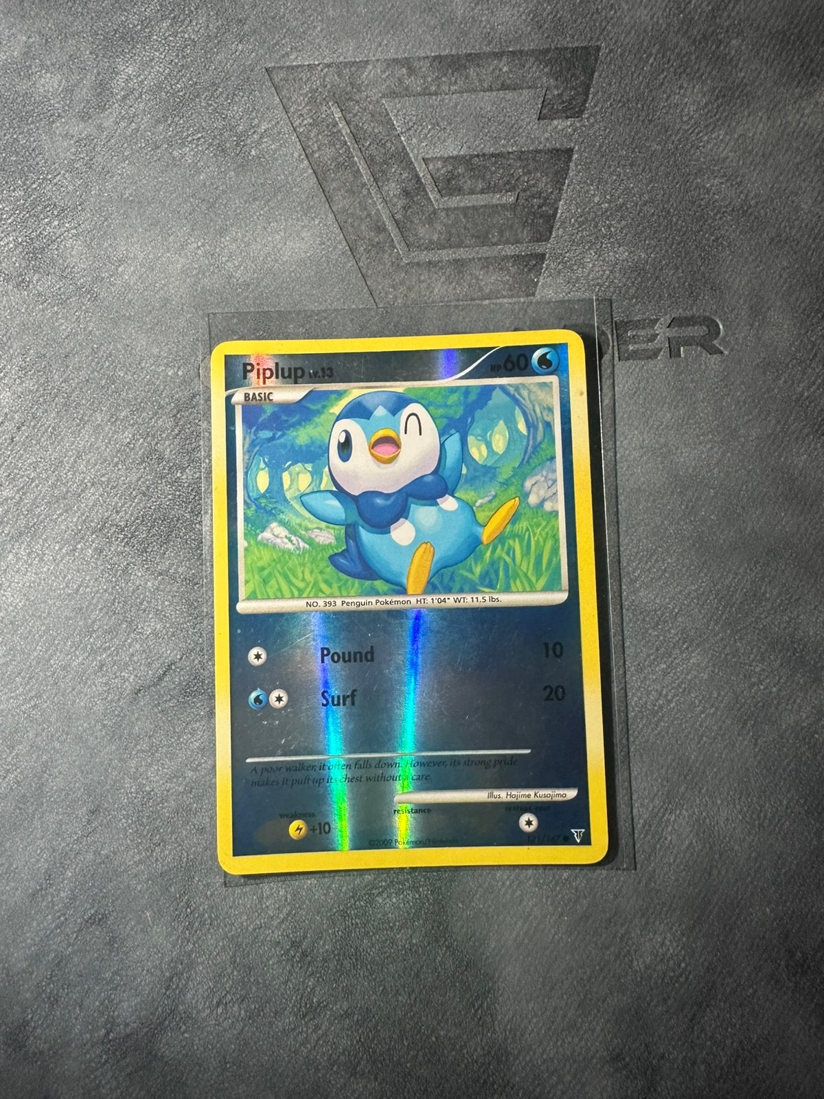 Piplup 121/147 reverse holo, Hobby en Vrije tijd, Verzamelkaartspellen | Pokémon, Ophalen of Verzenden, Zo goed als nieuw