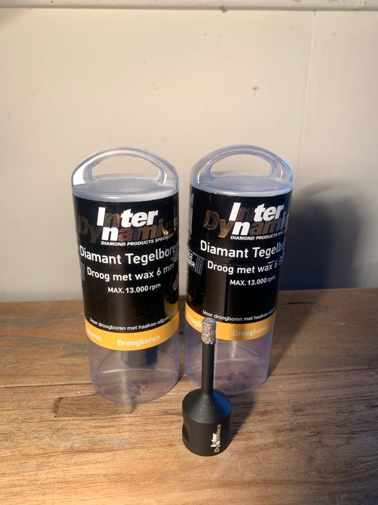 InterDynamics diamant tegelboor 6mm droog M14 NIEUW, Info@asf-fischer.nl, Overige merken, Overige typen, Nieuw
