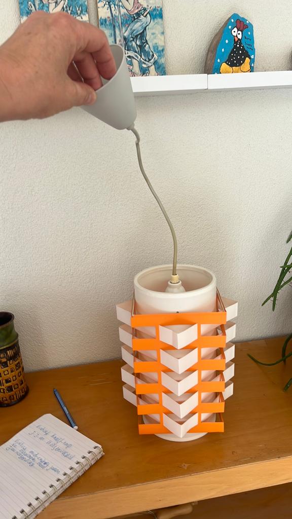 Vintage Hanglamp, Erco Leuchten, jaren 70, Ophalen of Verzenden, Gebruikt, Minder dan 50 cm