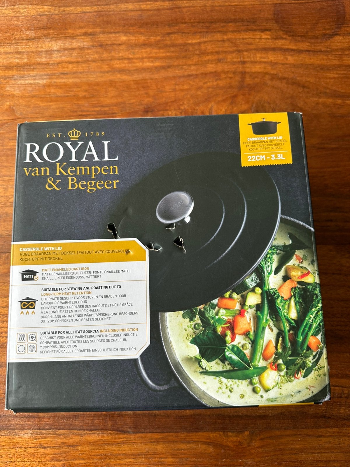 Royal van Kempen & Begeer, Ophalen of Verzenden, Zo goed als nieuw, Gietijzer, Koekenpan of Braadpan