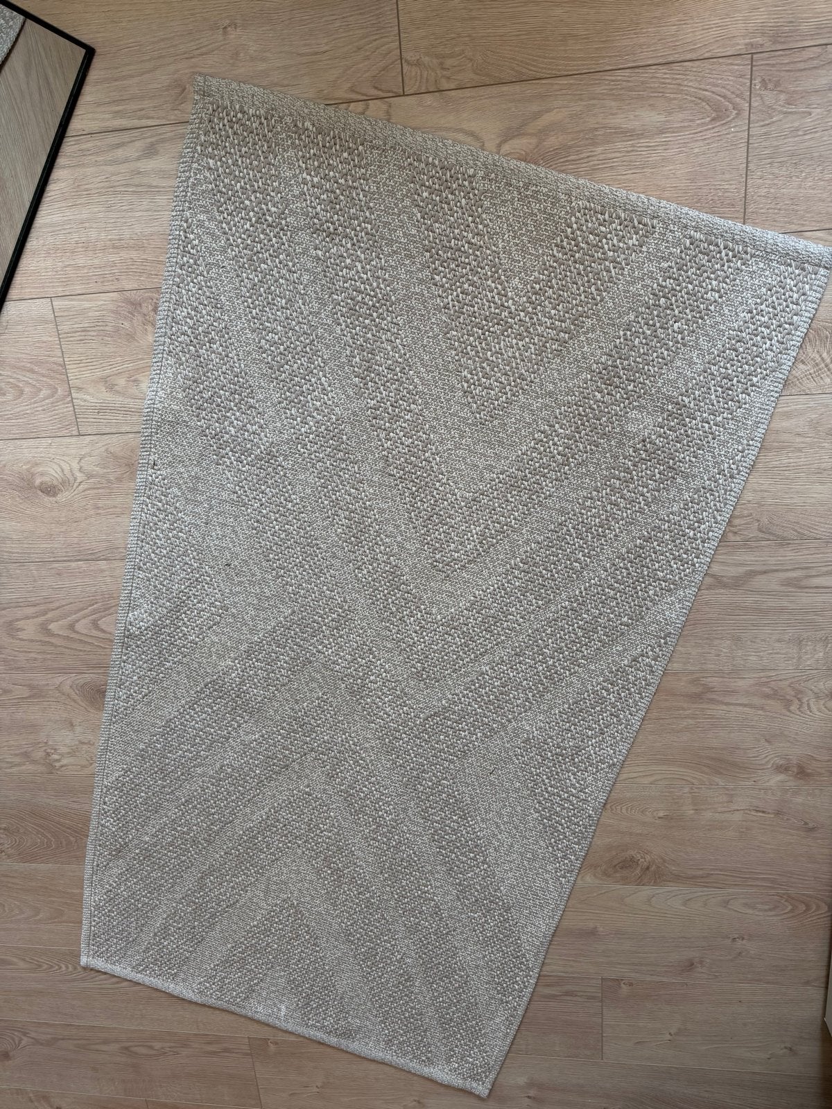 IKEA FULLMAKT Vloerkleed glad geweven beige 80x150 cm, Huis en Inrichting, Stoffering | Tapijten en Kleden, Ophalen, 100 tot 150 cm