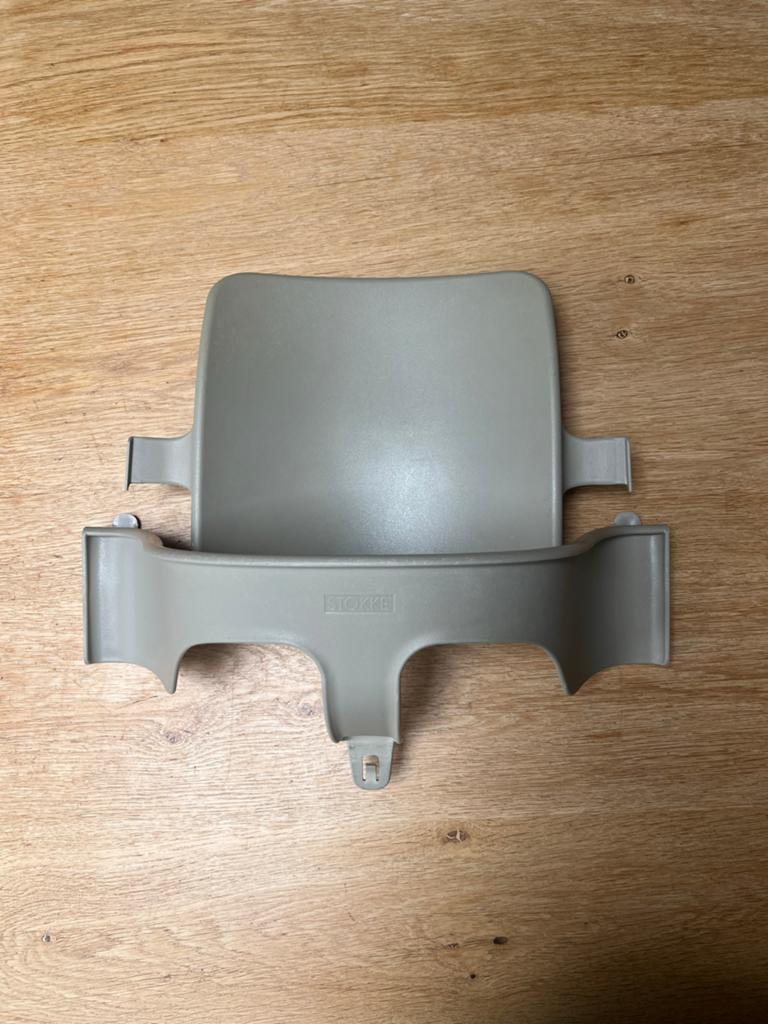 Stokke Tripp Trapp Baby Set (lichtgrijs/bruin), Ophalen of Verzenden, Gebruikt, Meegroeistoel, Stoelverkleiner