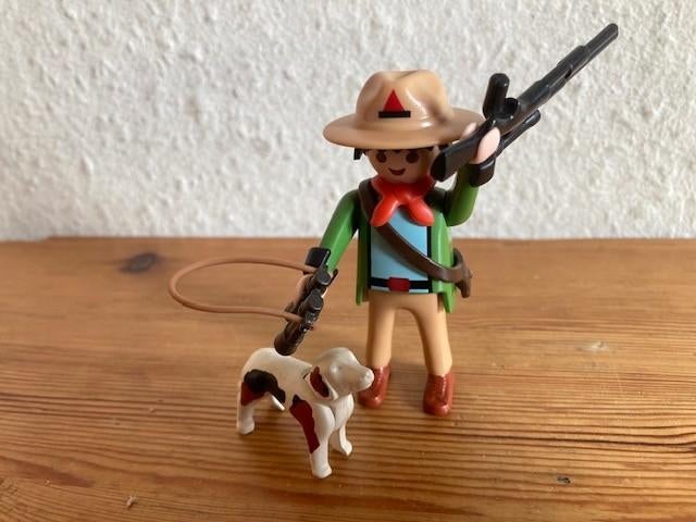 Playmobil vintage jacht opzichter 3828 jaren 90 oud, Ophalen of Verzenden, Zo goed als nieuw, Complete set