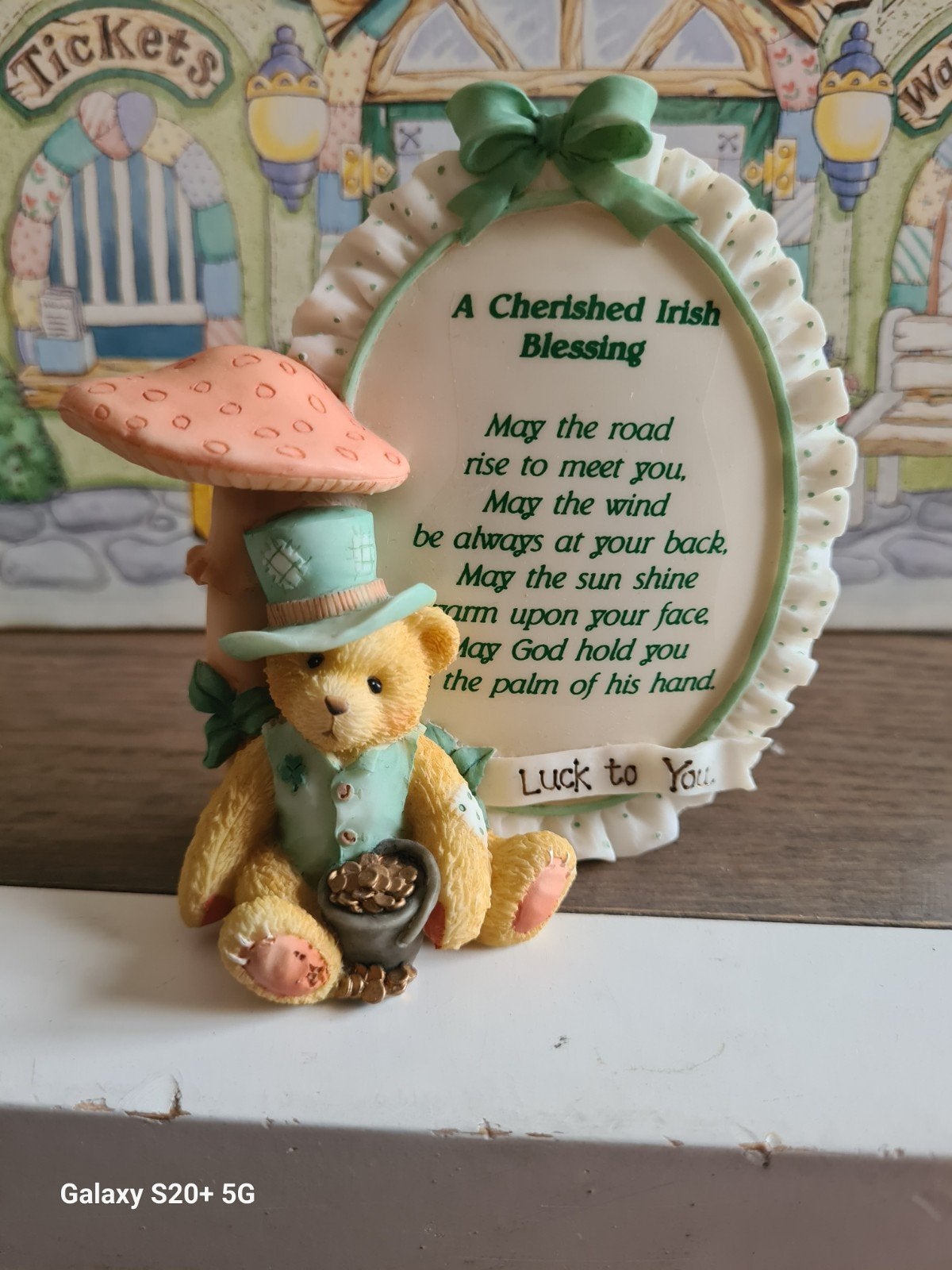 Cherished Teddies Ierse Zegen Beeldje, Ophalen of Verzenden