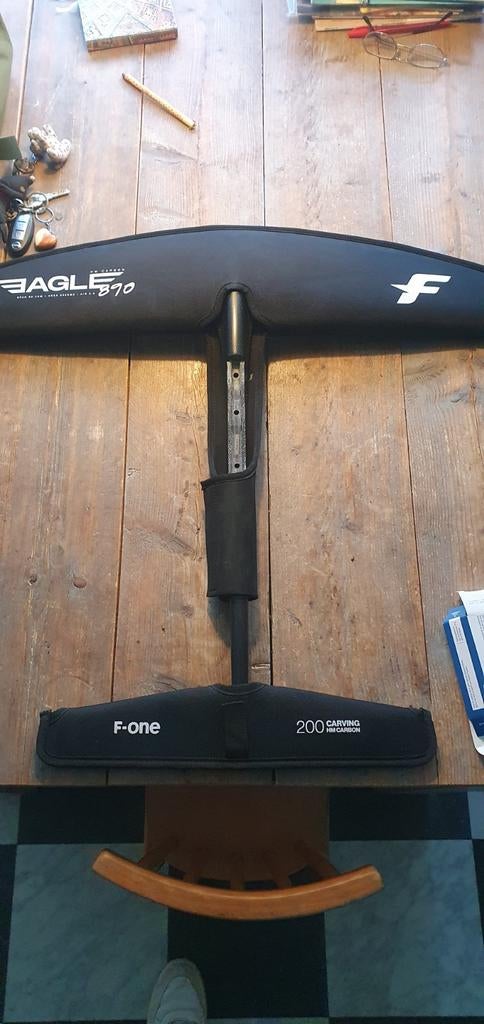 F-One Eagle 890 en F-One Carving 200 HM Carbon, Ophalen of Verzenden, Zo goed als nieuw, Wingsurf-hydrofoil