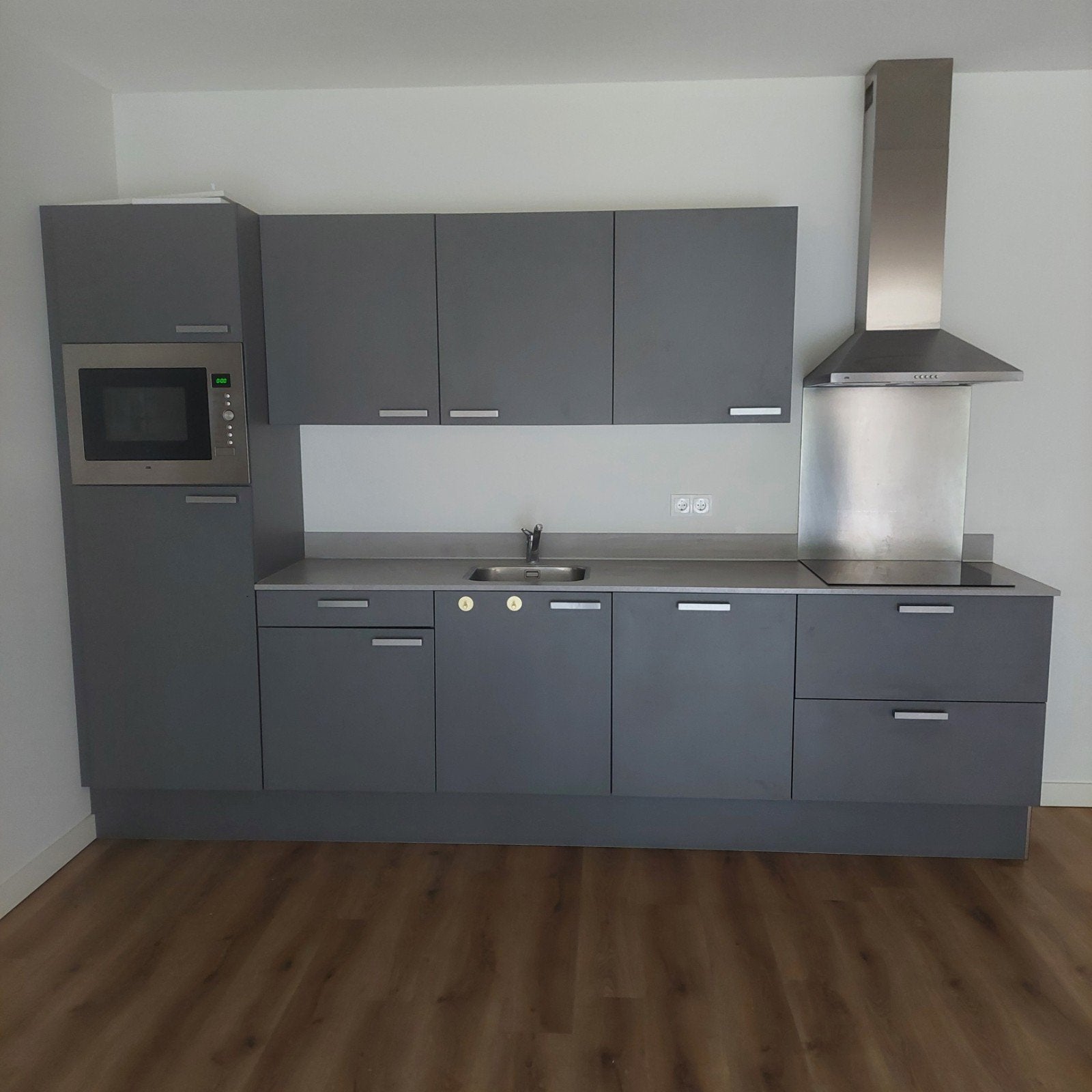 complete keuken, Ophalen, Gebruikt, Enkelwandige keuken, Kunststof