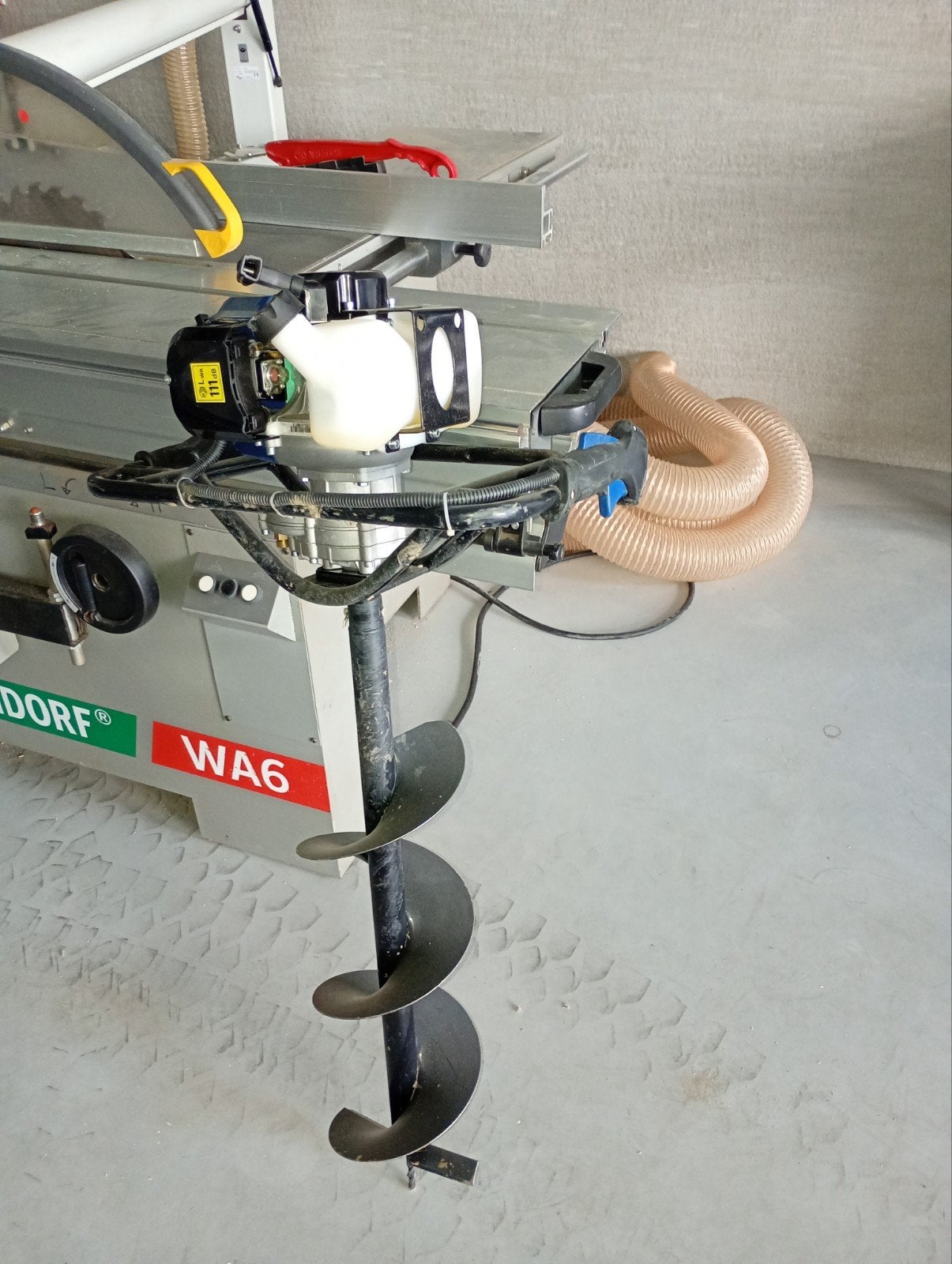 Krachtige Grondboor met Benzine Motor, Ophalen, Kolomboormachine