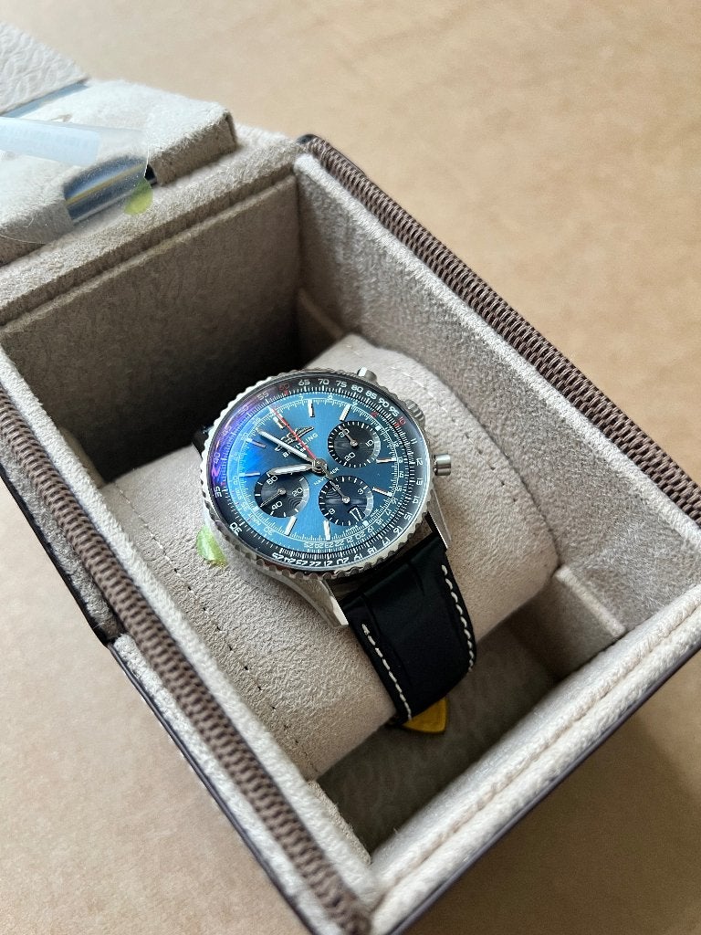 Breitling NAVITIMER B01 CHRONOGRAPH 41 Nieuw 2026, Ophalen, Leer, Staal, Breitling